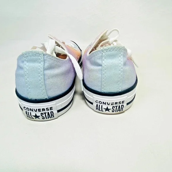 Converse All Star Pastel Tie Dye Sneakers Women's Size 8.5 Low Cut Rainbow Retro - Picture 4 of 9